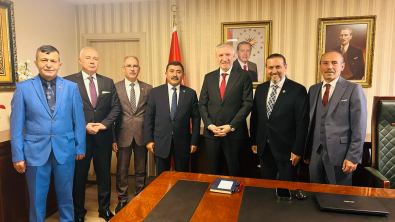 DİYANET BİRLİK SEN’DEN DİN HİZMETLERİ GENEL MÜDÜRÜ METİN AKBAŞ’A HAYIRLI OLSUN ZİYARETİ