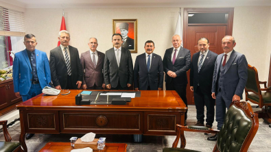 DİYANET BİRLİK SEN’DEN DİYANET İŞLERİ BAŞKAN YARDIMCISI AHMET İSHAK DEMİR’ HOCAMIZA ZİYARET