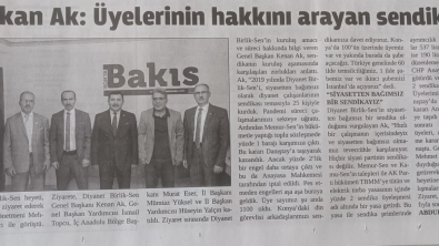 KONYA'DA YEREL BASIN ZİYARET EDİLDİ