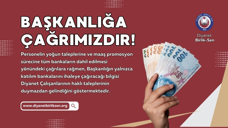 BAŞKANLIĞA ÇAĞRIMIZDIR!