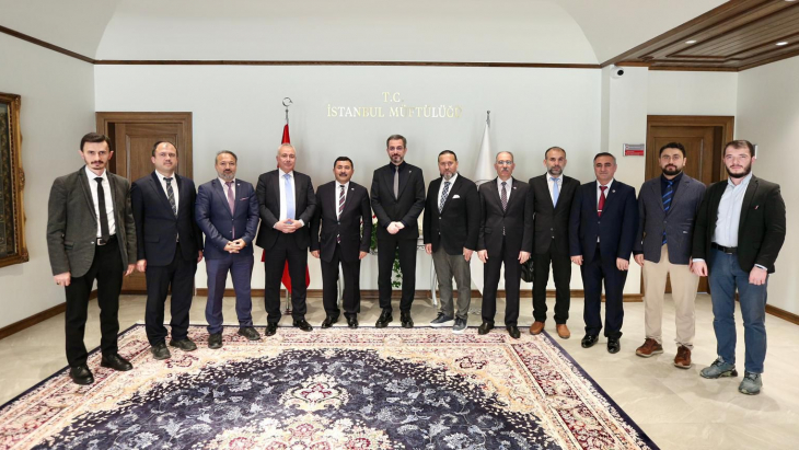 İSTANBUL İL MÜFTÜMÜZ DOÇ. DR. EMRULLAH TUNCEL’E “HAYRILI OLSUN” ZİYARETİ